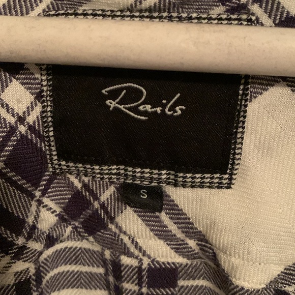 Rails Black and White Button Down - Picture 2 of 4
